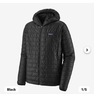 Patagonia hooded puff jacket